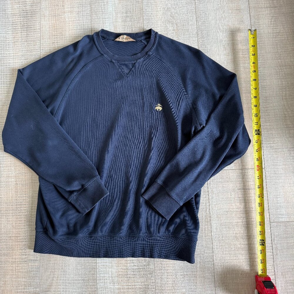 Brooks Brother Blue Crewneck Medium - Picture 2 of 3